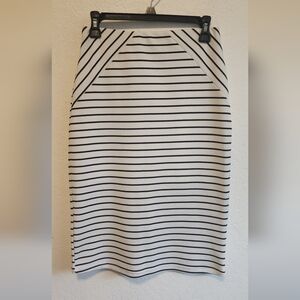 Striped Black and White Skirt